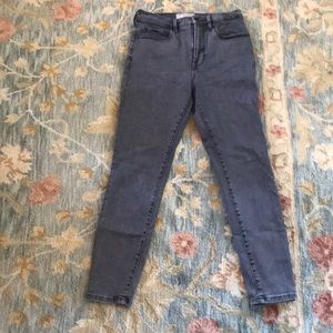 Everlane Distressed Black Jeans